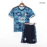 Kid's Feyenoord Away Soccer Jersey Kit(Jersey+Shorts) 2023/24 - soccerdealshop