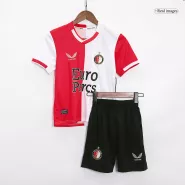 Kid's Feyenoord Home Soccer Jersey Kit(Jersey+Shorts) 2023/24 - soccerdealshop