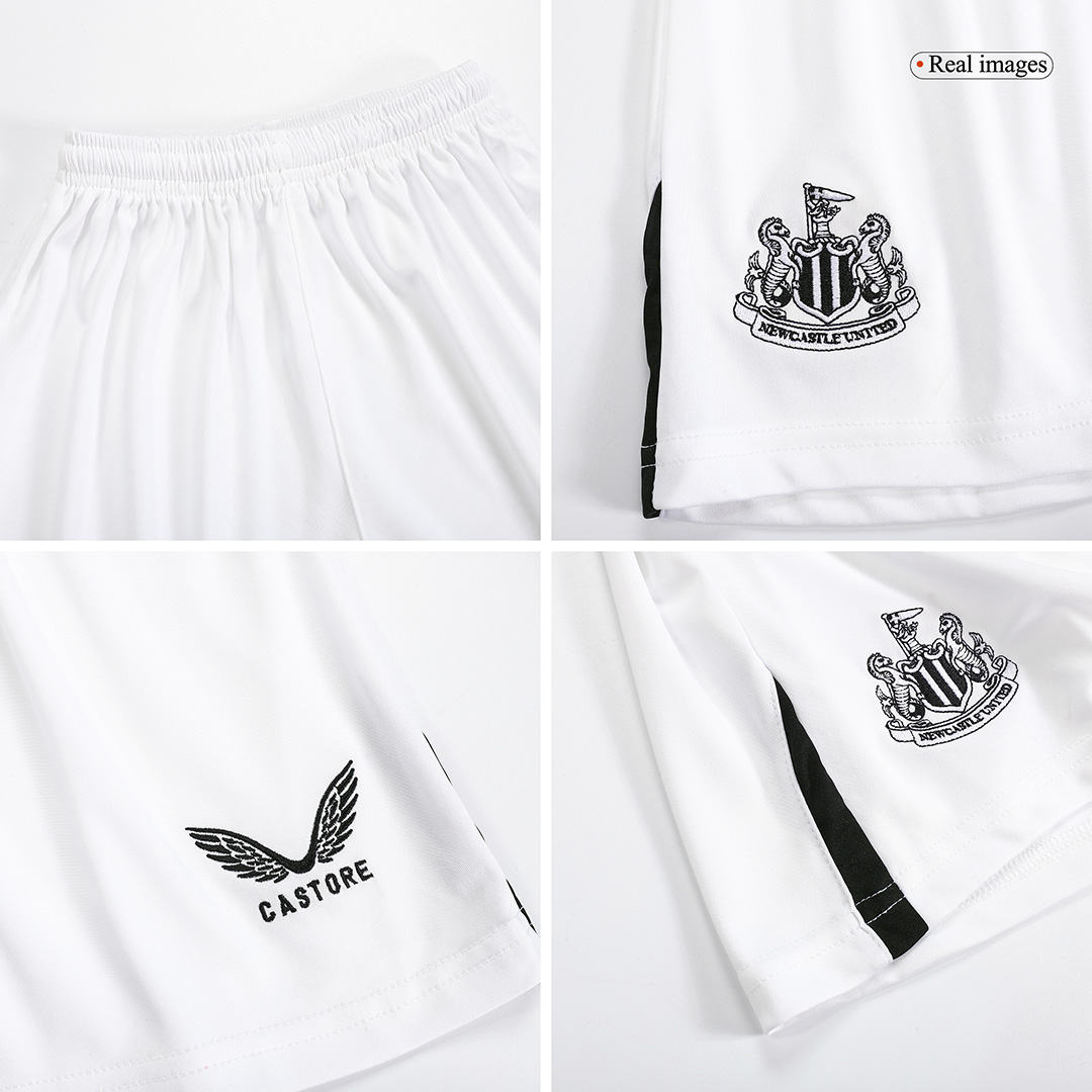 Kid's Newcastle United Away Soccer Jersey Kit(Jersey+Shorts) 2023/24 - soccerdeal