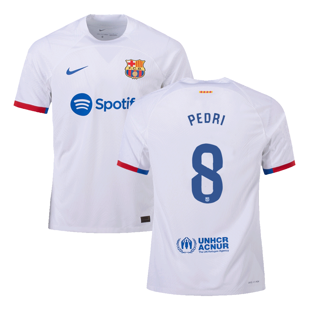 Authentic PEDRI #8 Barcelona Away Soccer Jersey 2023/24 - soccerdeal