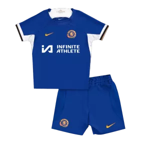 Kid's Chelsea Home Soccer Jersey Kit(Jersey+Shorts) 2023/24 - soccerdeal