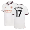 DE BRUYNE #17 Manchester City Away Soccer Jersey 2023/24 - Soccerdeal