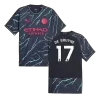 Authentic DE BRUYNE #17 Manchester City Third Away Soccer Jersey 2023/24 - Soccerdeal