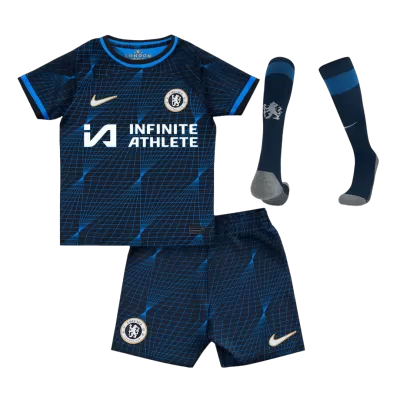 Kid's Chelsea Away Soccer Jersey Kit(Jersey+Shorts+Socks) 2023/24 - Soccerdeal