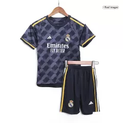 Kid's Real Madrid Away Soccer Jersey Kit(Jersey+Shorts) 2023/24 - soccerdeal