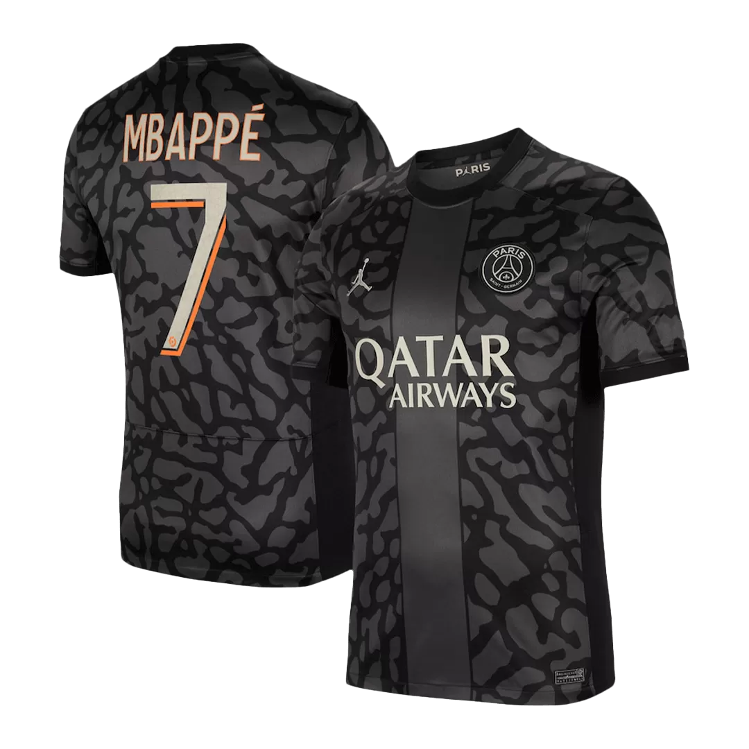 MbappÉ 7 Psg Third Away Soccer Jersey 202324