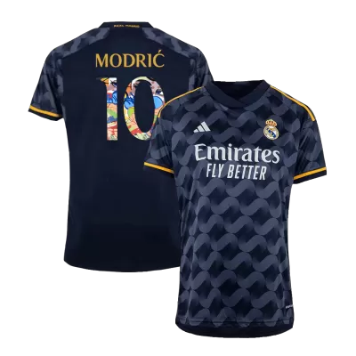 MODRIĆ #10 Real Madrid Away Soccer Jersey 2023/24 - Sen2 Font - Soccerdeal