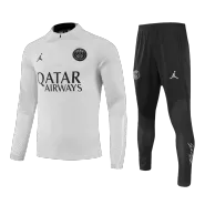 Kid's PSG Zipper Sweatshirt Kit(Top+Pants) 2023/24 - soccerdeal