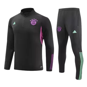 Bayern Munich Zipper Sweatshirt Kit(Top+Pants) 2023/24 - soccerdeal