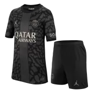 Kid's PSG Third Away Soccer Jersey Kit(Jersey+Shorts) 2023/24 - soccerdeal