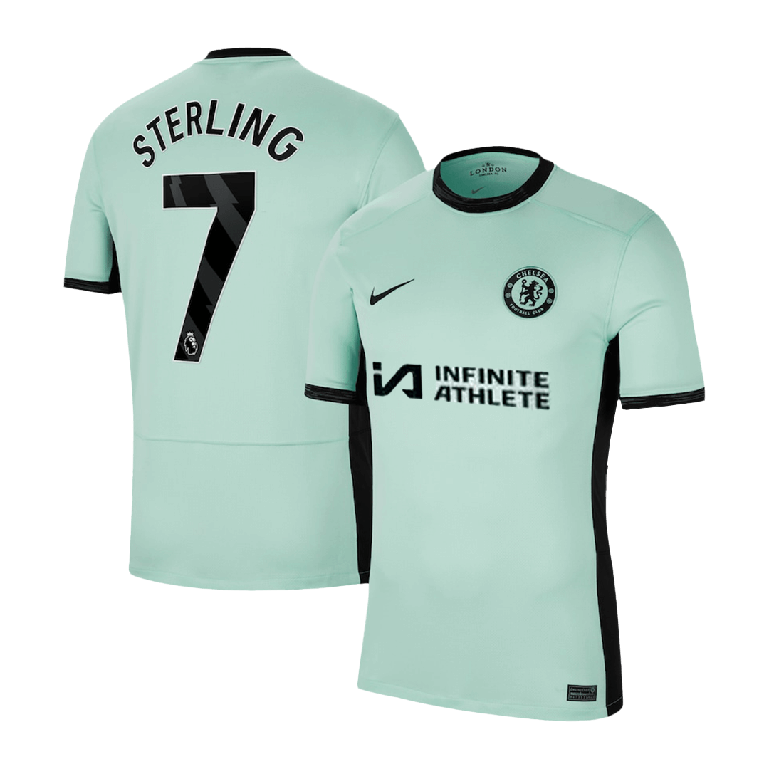 STERLING #7 Chelsea Third Away Soccer Jersey 2023/24 - soccerdeal