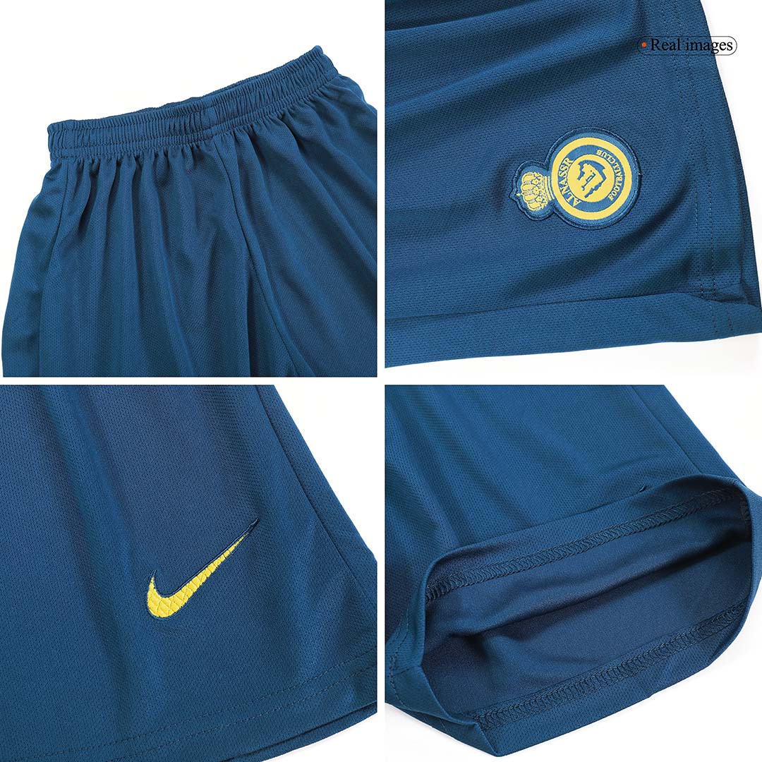 Kid's Al Nassr Away Soccer Jersey Kit(Jersey+Shorts) 2023/24 - soccerdeal