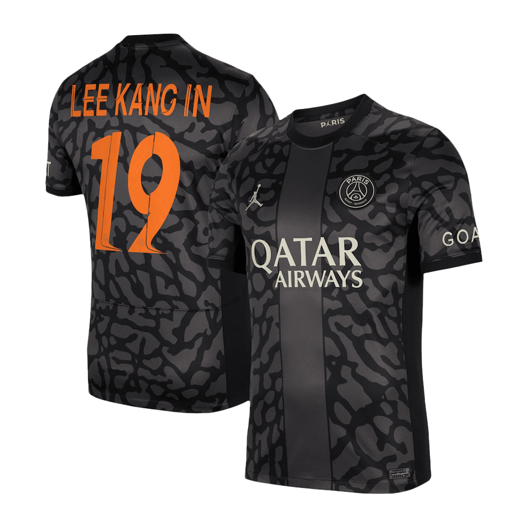 LEE KANG IN #19 PSG Third Away Soccer Jersey 2023/24 - UCL - soccerdeal