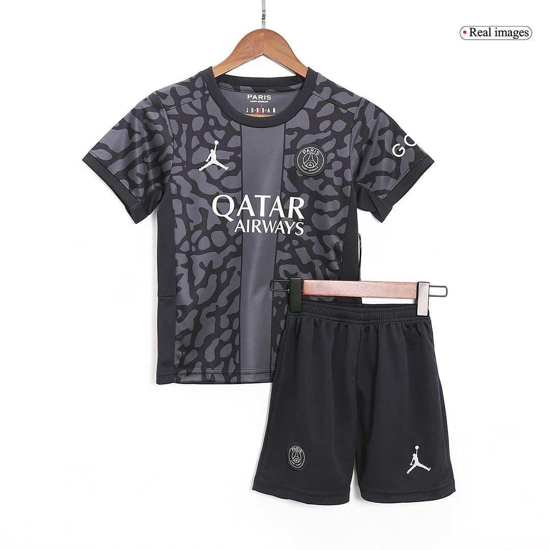 Kid's PSG Third Away Soccer Jersey Kit(Jersey+Shorts) 2023/24 - soccerdeal