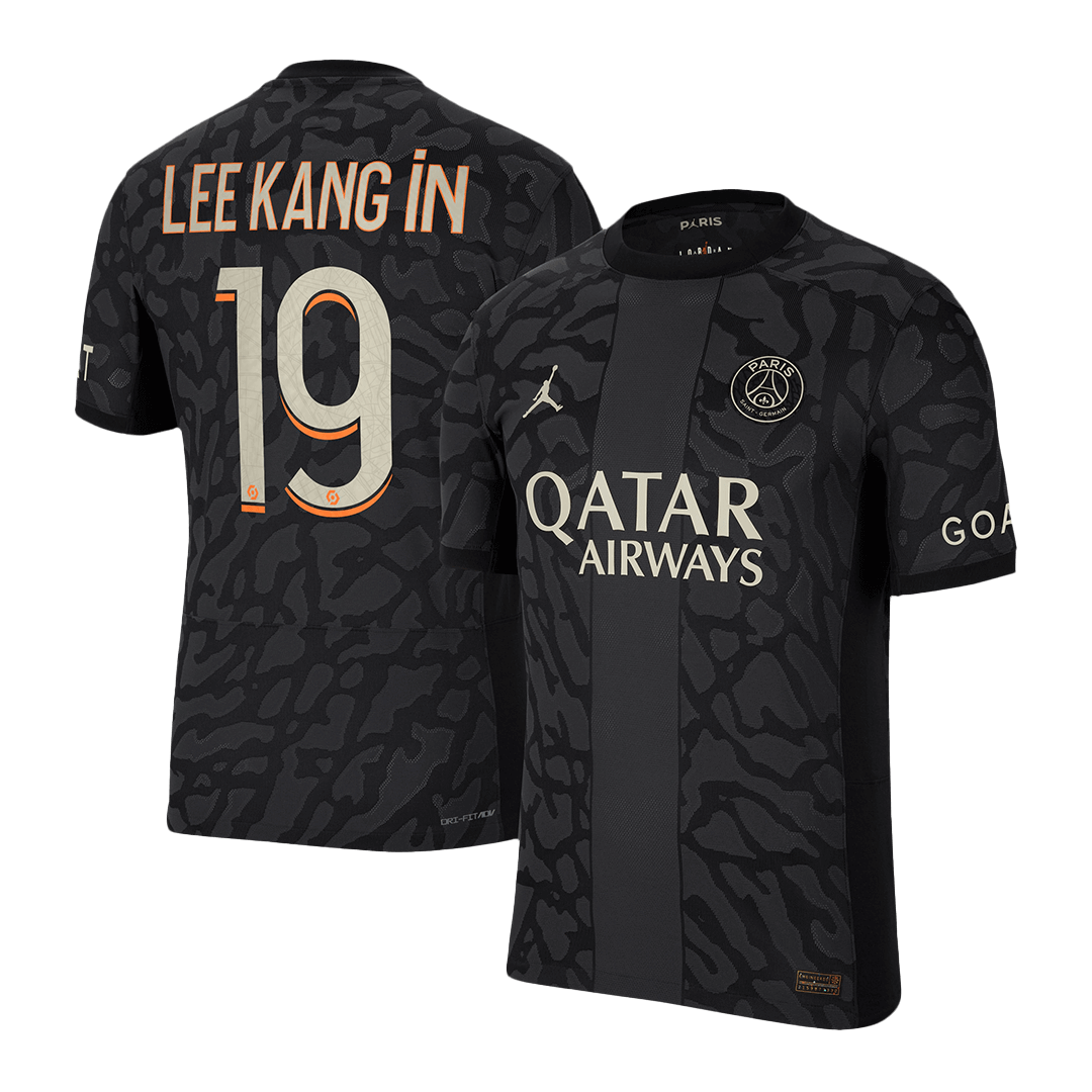 Authentic LEE KANG iN #19 PSG Third Away Soccer Jersey 2023/24 - soccerdeal