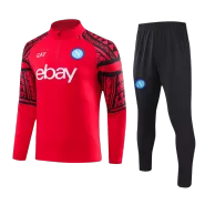 Kid's Napoli Zipper Sweatshirt Kit(Top+Pants) 2023/24 - soccerdeal
