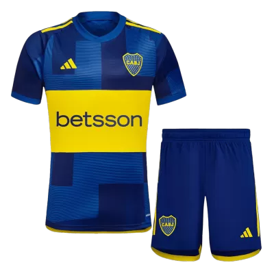 Boca Juniors Home Soccer Jersey Kit(Jersey+Shorts) 2023/24 - Soccerdeal