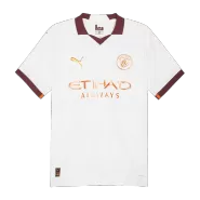 Authentic Manchester City Away Soccer Jersey 2023/24 - soccerdeal