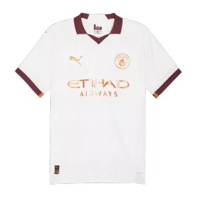 Authentic Manchester City Away Soccer Jersey 2023/24 - soccerdeal