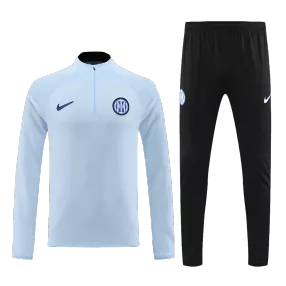 Inter Milan Zipper Sweatshirt Kit(Top+Pants) 2023/24 - soccerdeal