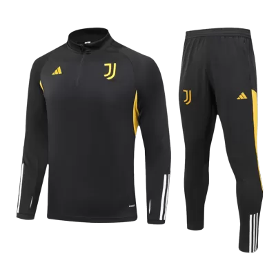 Kid's Juventus Zipper Sweatshirt Kit(Top+Pants) 2023/24 - Soccerdeal