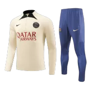 Kid's PSG Zipper Sweatshirt Kit(Top+Pants) 2023/24 - soccerdeal