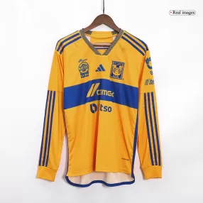 Tigres UANL Home Long Sleeve Soccer Jersey 2023/24 - soccerdeal