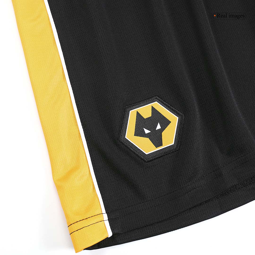 Wolverhampton Wanderers Home Soccer Shorts 2023/24 - soccerdeal
