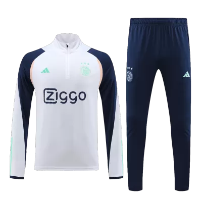 Ajax Zipper Sweatshirt Kit(Top+Pants) 2023/24 - Soccerdeal