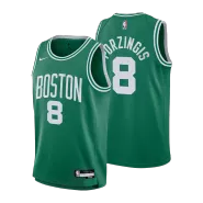 Boston Celtics Kristaps Porzingis #8 2022/23 Swingman NBA Jersey - Icon Edition - soccerdeal