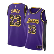 Los Angeles Lakers LeBron James #23 2022/23 Swingman NBA Jersey - Statement Edition - soccerdeal