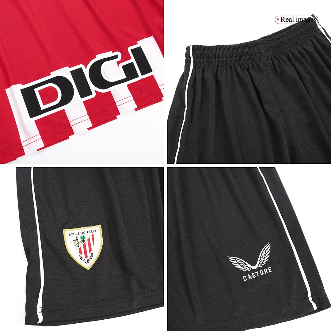 Kid's Athletic Club de Bilbao Home Soccer Jersey Kit(Jersey+Shorts) 2023/24 - soccerdeal