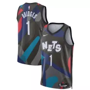 Brooklyn Nets Mikal Bridges #1 2023/24 Swingman NBA Jersey - City Edition - soccerdeal
