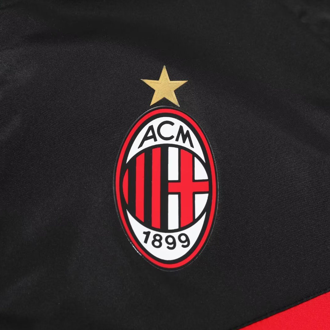 AC Milan Windbreaker Hoodie Jacket 2023/24 - soccerdeal
