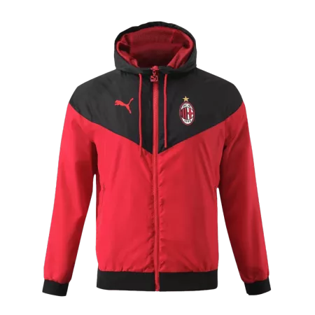 AC Milan Windbreaker Hoodie Jacket 2023/24 - soccerdeal