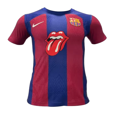 Authentic Barcelona x Rolling Stones Soccer Jersey 2023/24 - Soccerdeal