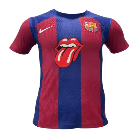 Authentic Barcelona x Rolling Stones Soccer Jersey 2023/24 - soccerdeal