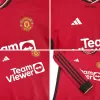 Kid's Manchester United Home Long Sleeve Soccer Jersey Kit(Jersey+Shorts) 2023/24 - Soccerdeal