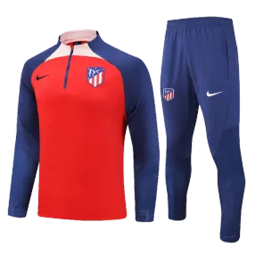 Atletico Madrid Zipper Sweatshirt Kit(Top+Pants) 2023/24 - soccerdeal