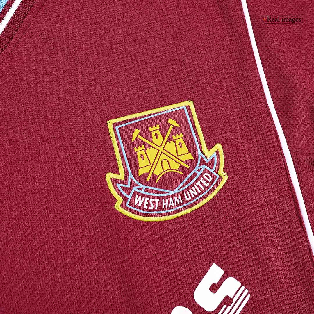 Retro 1999/01 West Ham United Home Soccer Jersey - soccerdeal