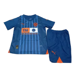 Kid's Valencia Away Soccer Jersey Kit(Jersey+Shorts) 2023/24 - soccerdeal