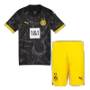 Kid's Borussia Dortmund Away Soccer Jersey Kit(Jersey+Shorts) 2023/24 - Soccerdeal