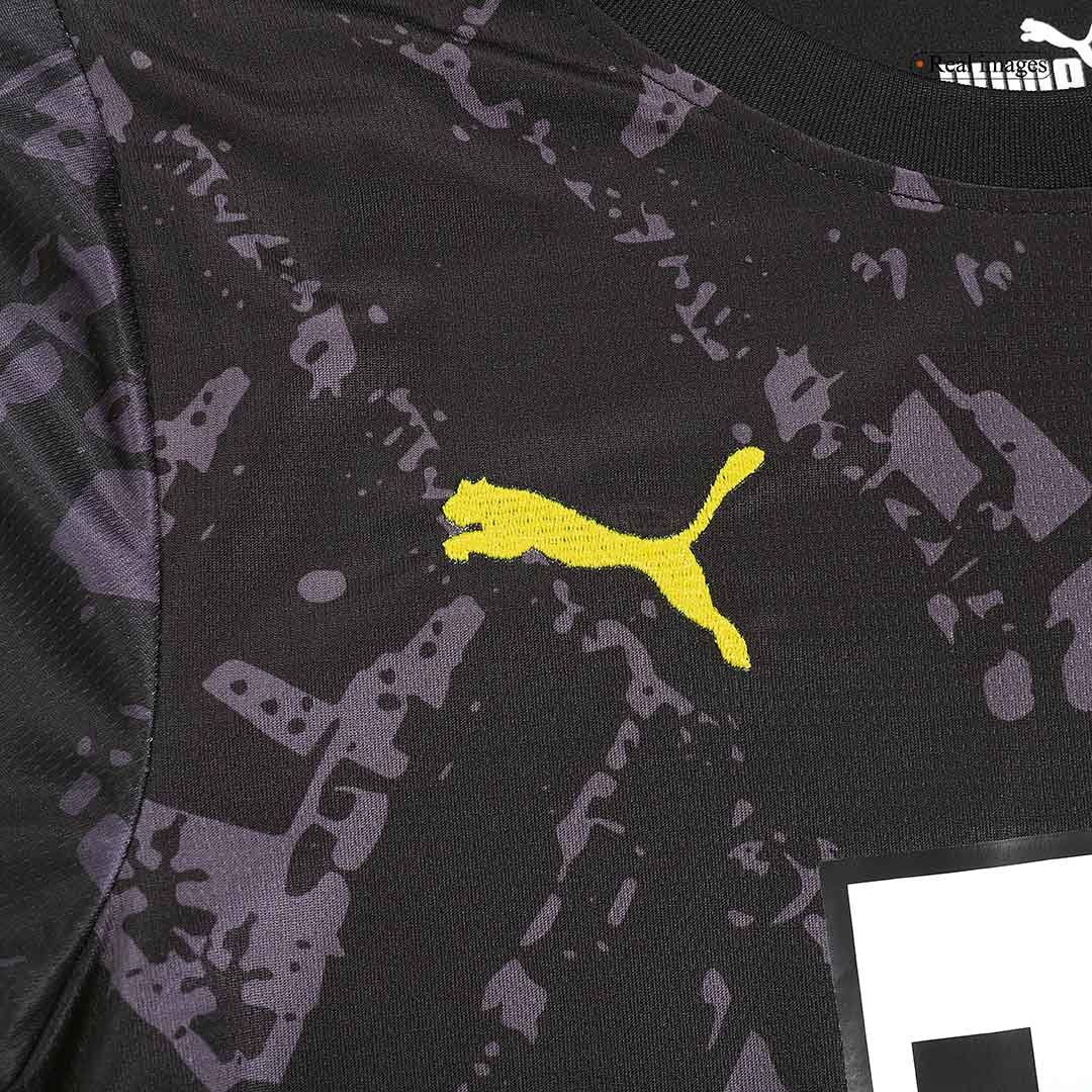 Kid's Borussia Dortmund Away Soccer Jersey Kit(Jersey+Shorts) 2023/24 - soccerdeal