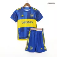 Kid's Boca Juniors Home Soccer Jersey Kit(Jersey+Shorts) 2023/24 - soccerdeal