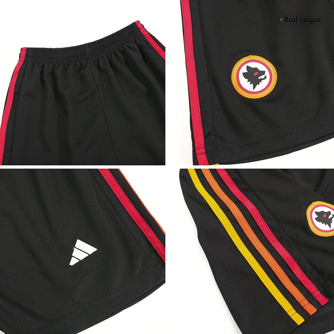 Kid's Roma Third Away Soccer Jersey Kit(Jersey+Shorts) 2023/24 - soccerdeal