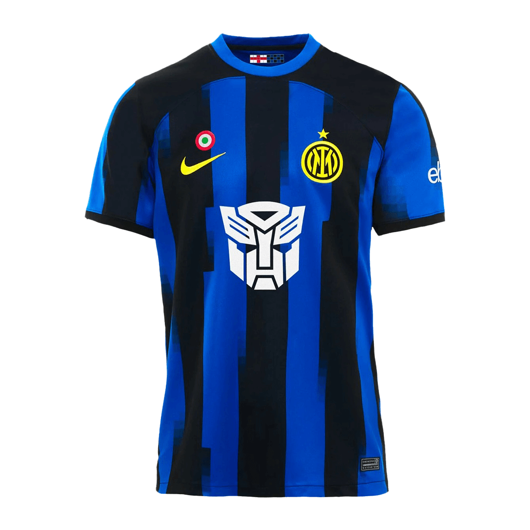 Authentic Inter Milan  X Transformers Home Soccer Jersey 2023/24 - soccerdeal