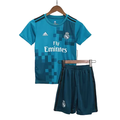 Kid's Real Madrid Third Away Soccer Jersey Kit(Jersey+Shorts) 2017/18 - Soccerdeal