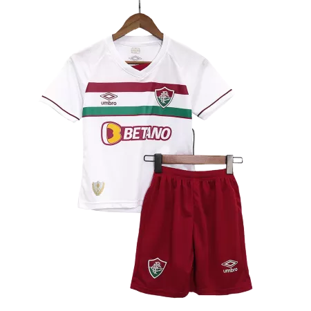 Kid's Fluminense FC Away Soccer Jersey Kit(Jersey+Shorts) 2023/24 - soccerdeal