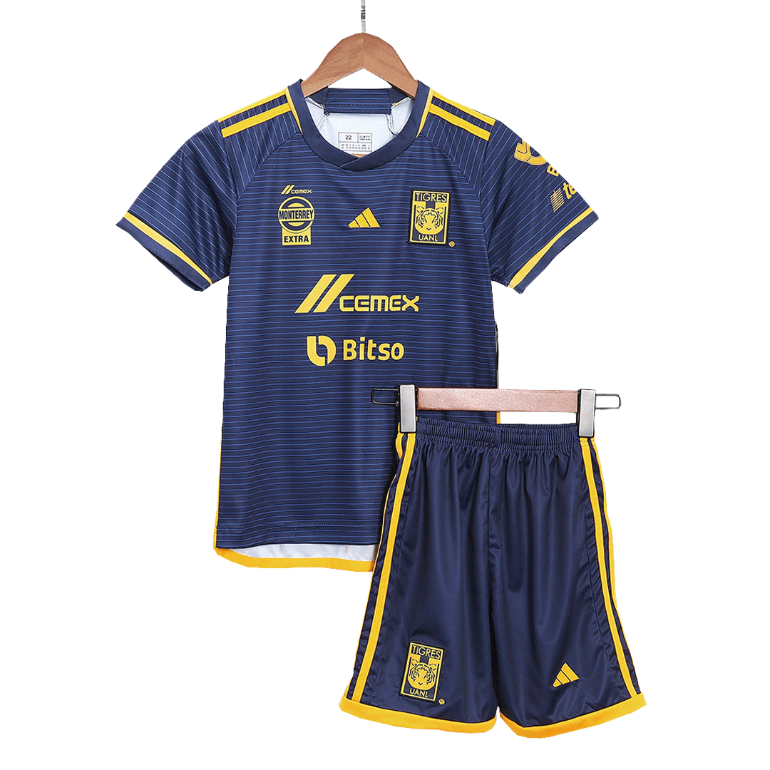 Kid's Tigres UANL Away Soccer Jersey Kit(Jersey+Shorts) 2023/24 - soccerdeal