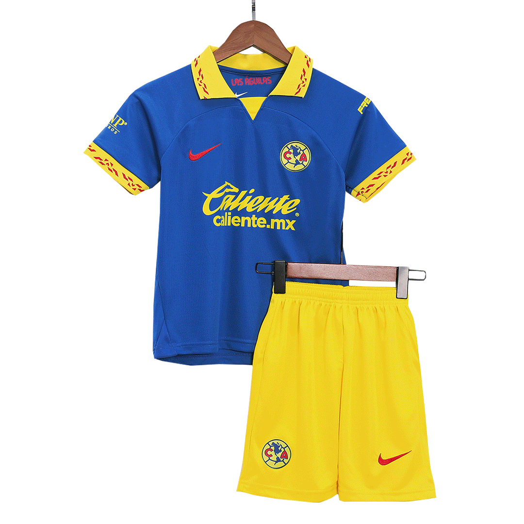 Kid's Club America Away Soccer Jersey Kit(Jersey+Shorts) 2023/24 - soccerdeal